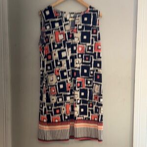 Chic Geometric Sleeveless Dress